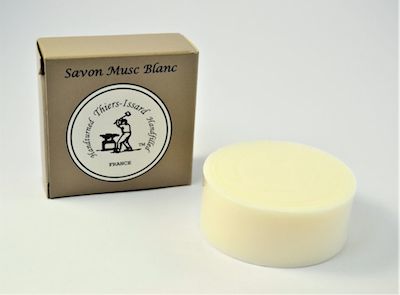 Savon à barbe Haut de gamme Musc Blanc - Thiers Issard