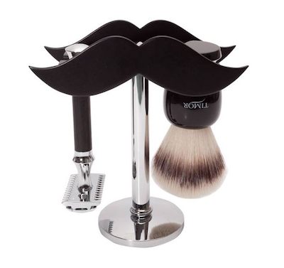 Set de rasage "Moustache" 1428 Black - Giesen und Forsthoff